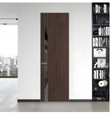 18 VE-V натуральный шпон Espresso 360M профиль Шампань вставка Графит лак ProfilDoors Orange