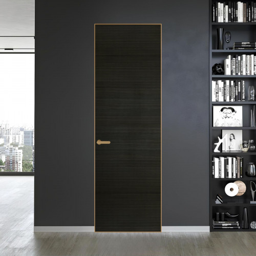 1 VE-H натуральный шпон Bianche Notti 069S профиль Золото ProfilDoors Orange
