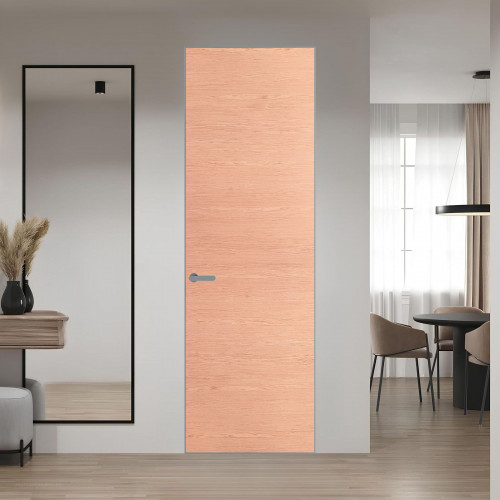 1 VE-H натуральный шпон Duna 1296M профиль Серебро ProfilDoors Orange