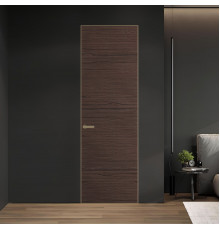 1 VE-H натуральный шпон Espresso 360M профиль Шампань ProfilDoors Orange