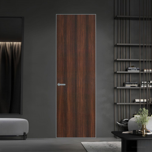 1 VE-V натуральный шпон Albero 1398S профиль Серебро ProfilDoors Orange