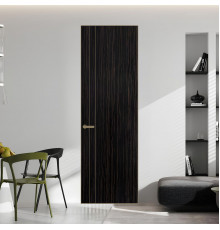 12 VE-V натуральный шпон Espresso 1042S профиль Шампань ProfilDoors Orange