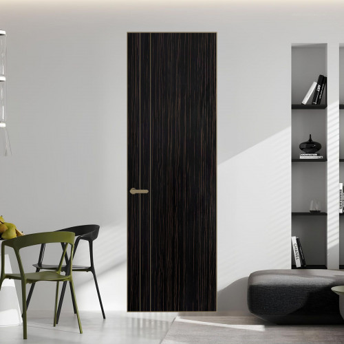 12 VE-V натуральный шпон Espresso 1042S профиль Шампань ProfilDoors Orange