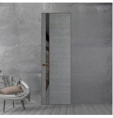 18 VE-H натуральный шпон Bianche Notti 01Q профиль Деорэ вставка Графит лак ProfilDoors Orange