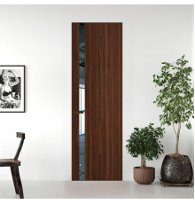 18 VE-V натуральный шпон Albero 1294M профиль Деорэ вставка Зеркало ProfilDoors Orange