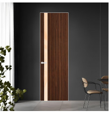 18 VE-V натуральный шпон Albero 1294M профиль Вайт вставка Бежевый лак ProfilDoors Orange