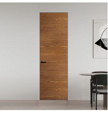 1 VE-H натуральный шпон Espresso 35M профиль Черный муар ProfilDoors Orange