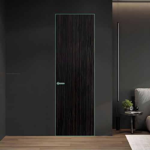 1 VE-V натуральный шпон Espresso 1042S профиль Зеленый воск ProfilDoors Orange