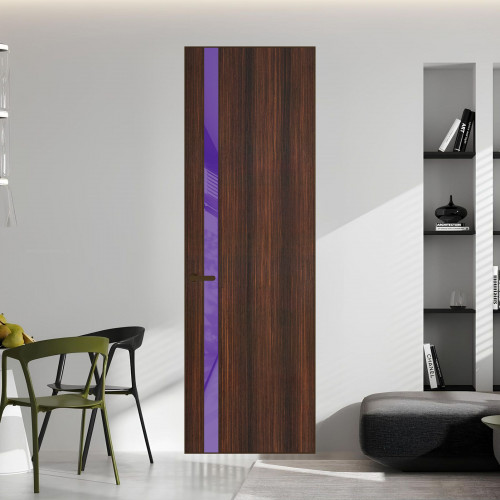 18 VE-V натуральный шпон Albero 1398S профиль Деорэ вставка Лаванда лак ProfilDoors Orange
