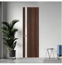 18 VE-V натуральный шпон Albero 1398S профиль Медь вставка Белый лак ProfilDoors Orange