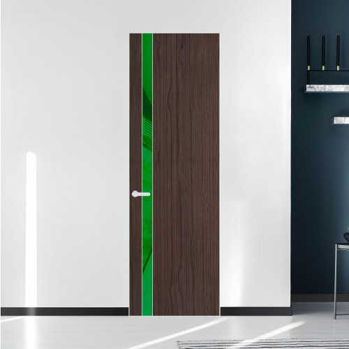 18 VE-V натуральный шпон Espresso 360M профиль Вайт вставка Светло-желтый лак ProfilDoors Orange